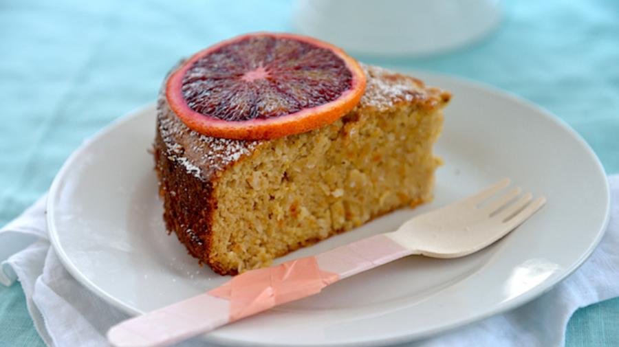 Blood Orange Olive Oil Almond Cake