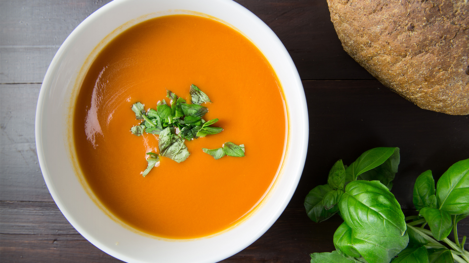 ROASTED TOMATO-BASIL SOUP