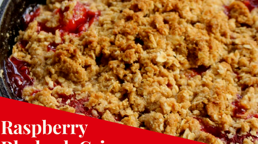 Raspberry Rhubarb Crisp