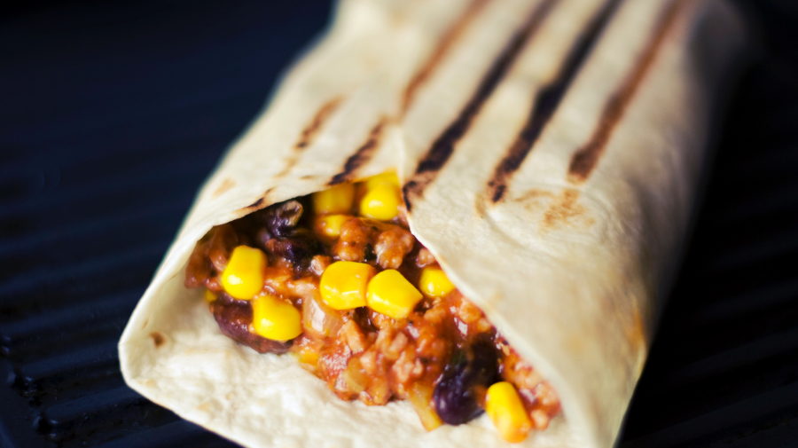 Vegetable Burritos With Black Beans