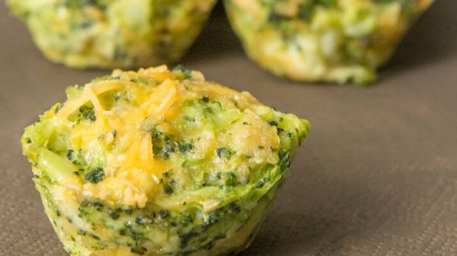 Cheese & Broccoli Egg Muffins