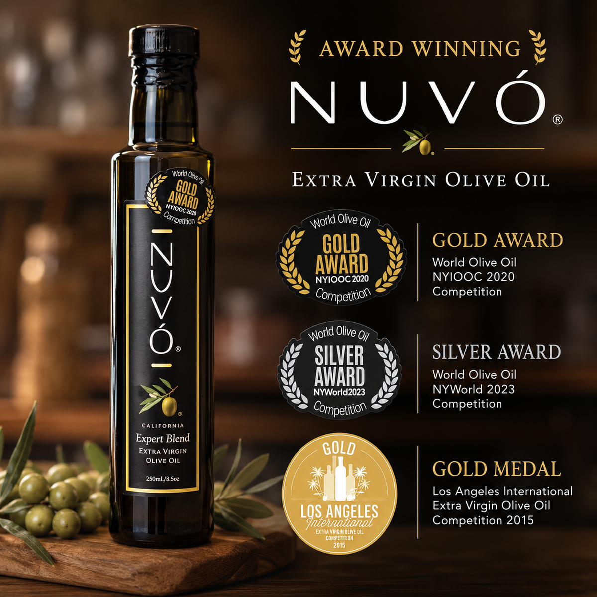 Extra Virgin Olive Oil - Expert Blend | Nuvo Olive Oil