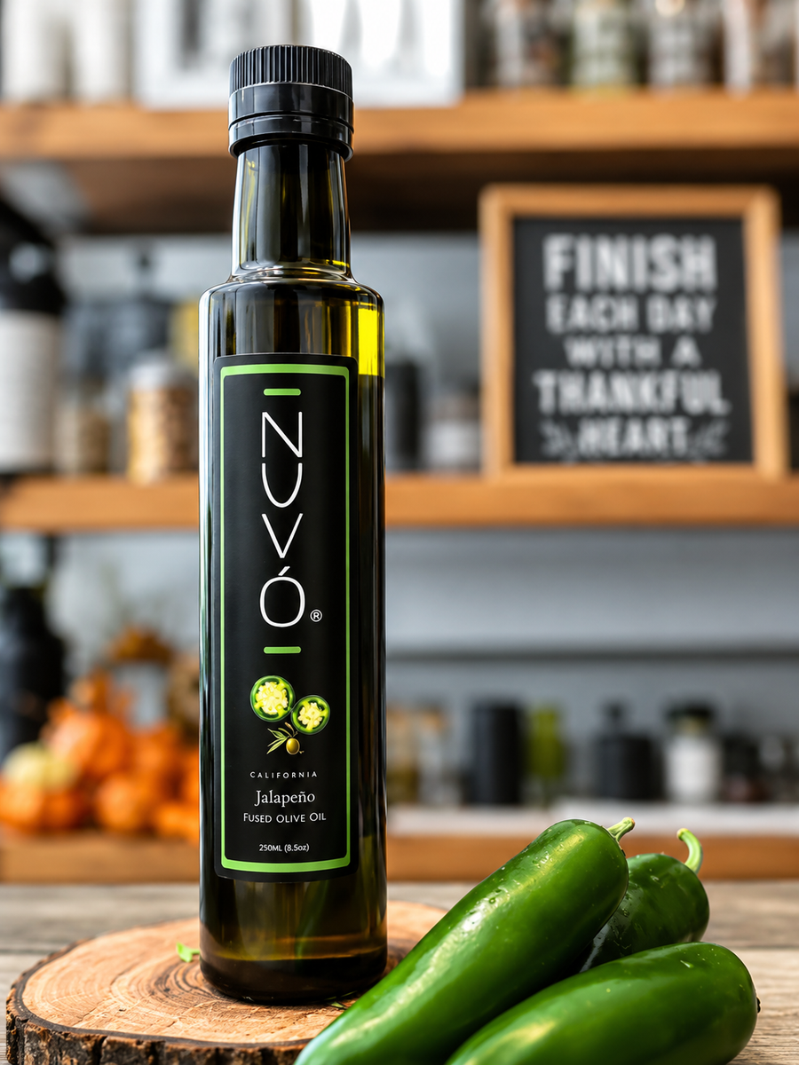 Fresh Basil - Fused Olive Oil - | Nuvo Olive Oil