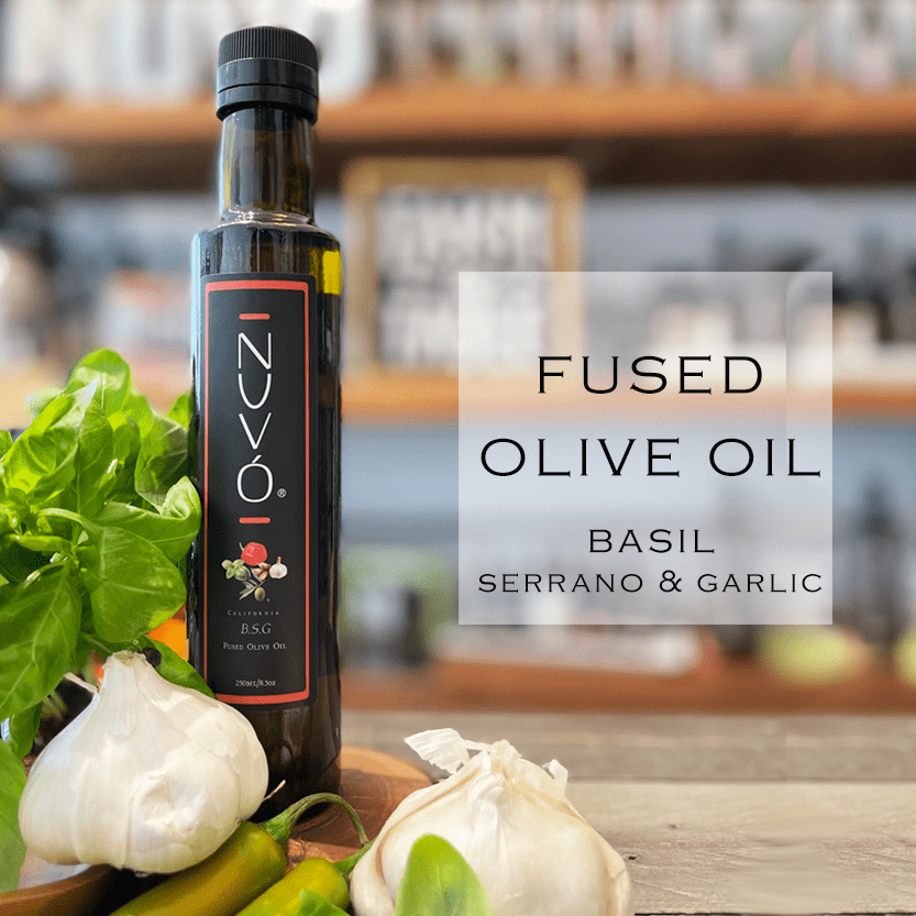 Fused Olive Oil - B.S.G (Basil/Serrano/Garlic)