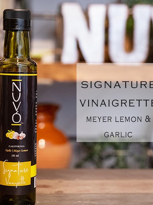 Signature Vinaigrette - GARLIC OIL, MEYER LEMON BALSAMIC - Olive Oil and Balsamic Mix
