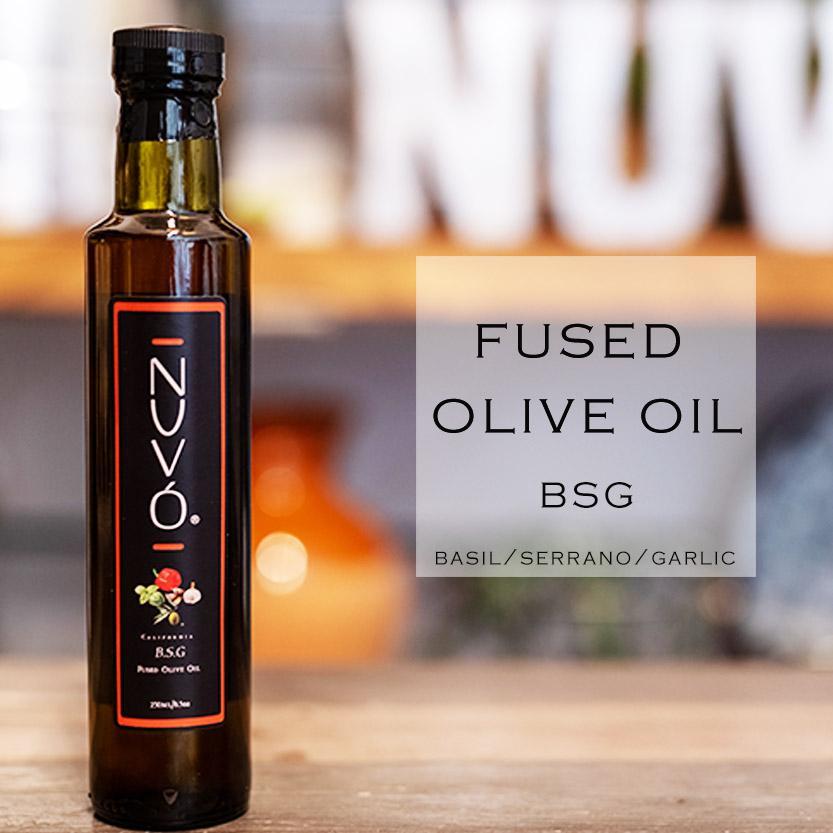 Fused Olive Oil - B.S.G (Basil/Serrano/Garlic)