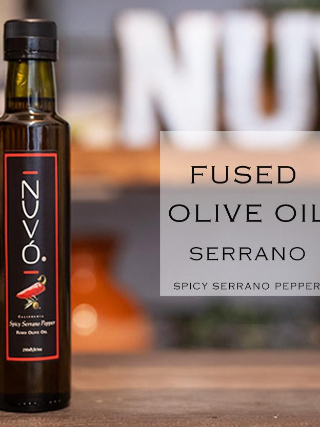 Fused Olive Oil – Spicy Serrano Pepper.