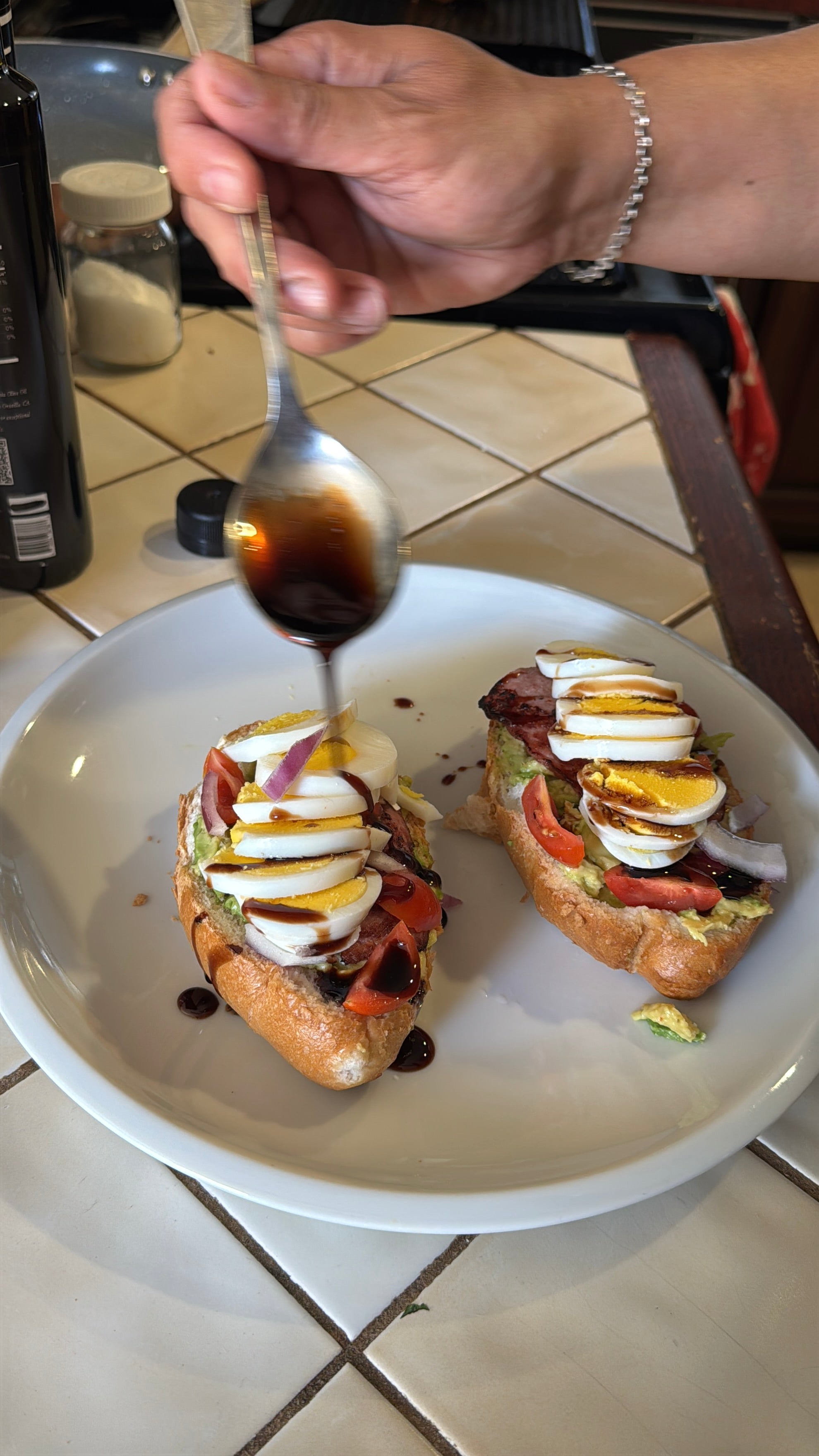 Avocado Toast with Godfather Balsamic Drizzle