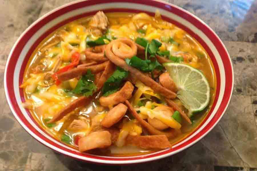 Sweet Potato Tortilla Soup