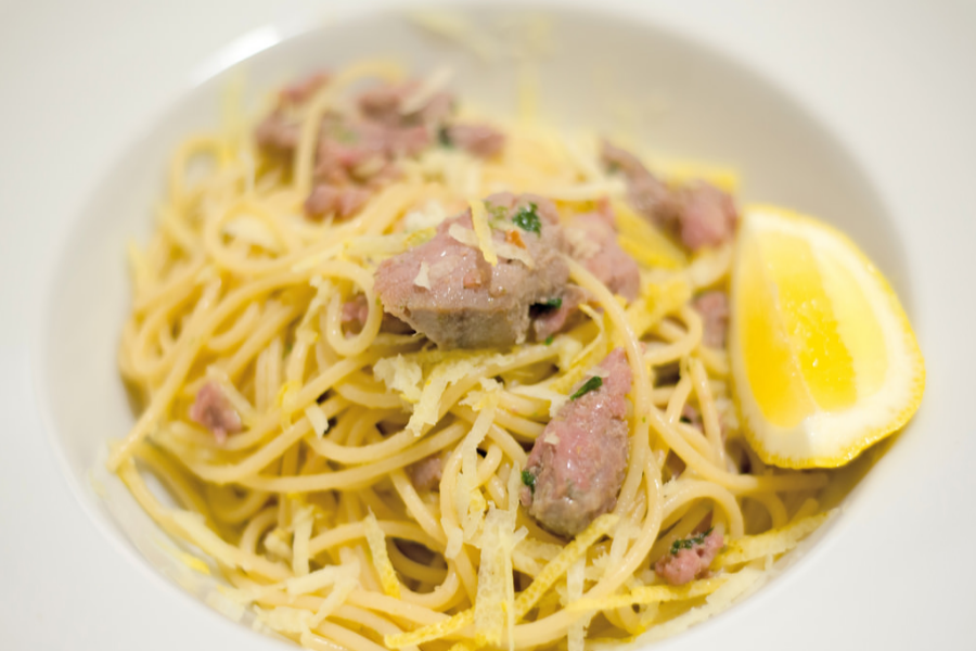 Tuna Pasta With Lemon And Olive Oil