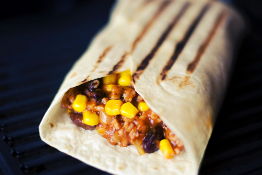 Vegetable Burritos With Black Beans