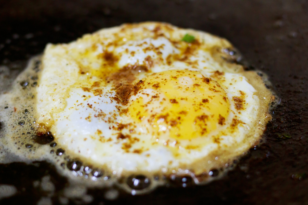 Olive Oil Fried Eggs