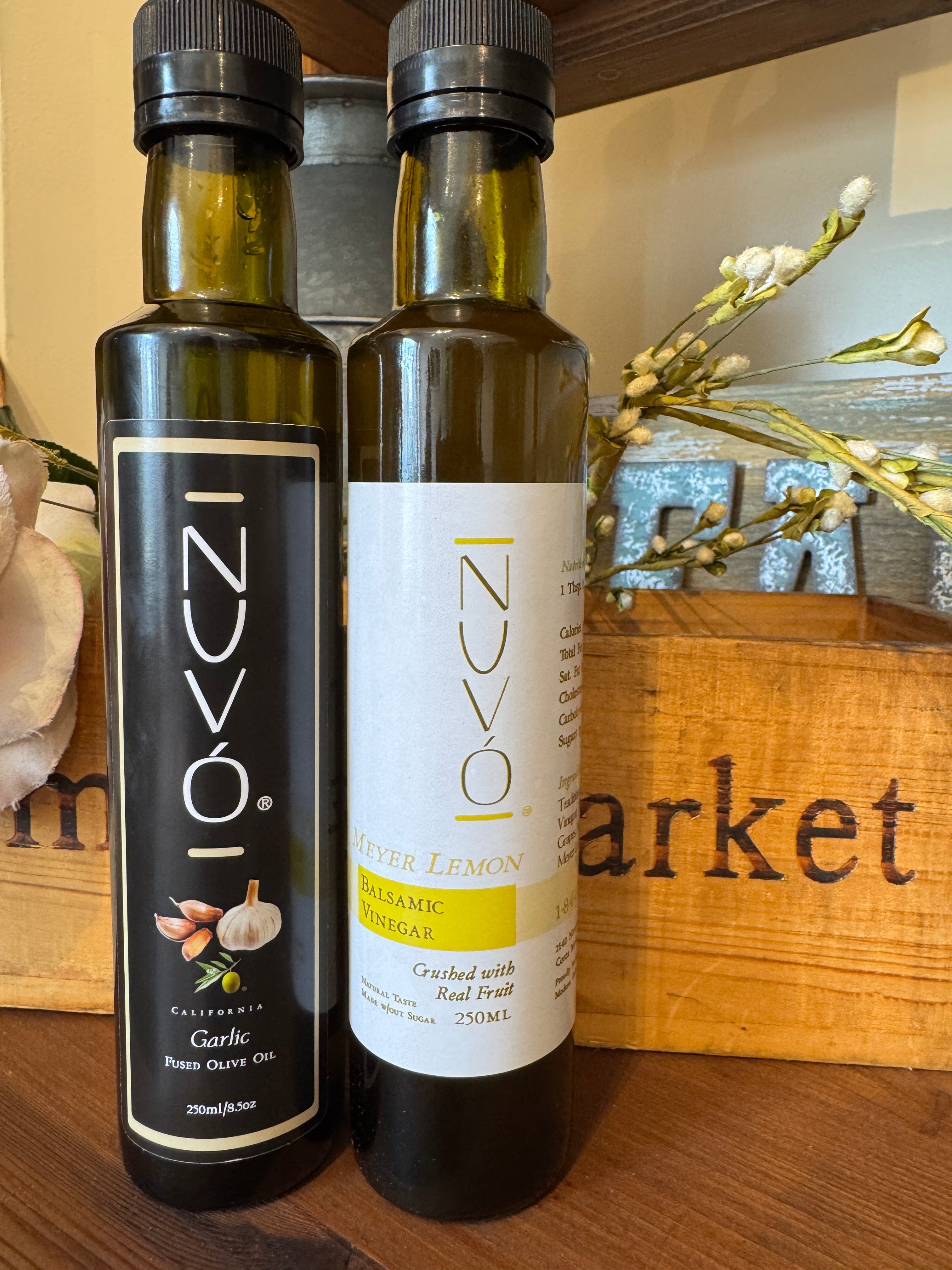 Nuvo Signature Duo -- Fused Olive Oil Garlic  & Balsamic Meyer Lemon