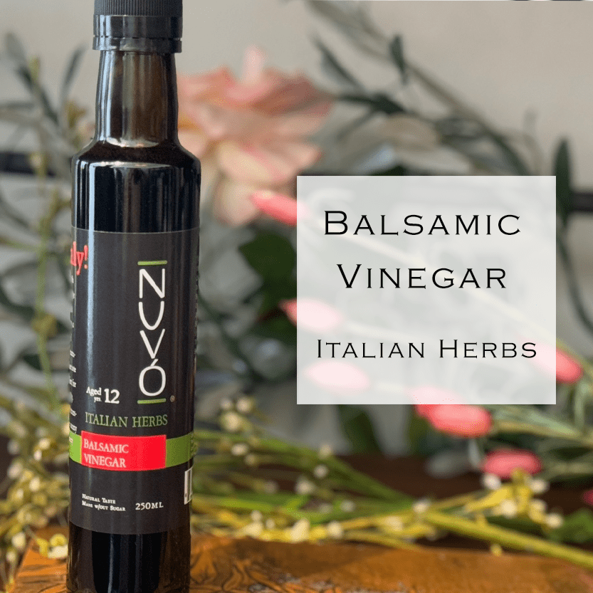 Balsamic Vinegar - Italian Herbs l Nuvo Olive Oil