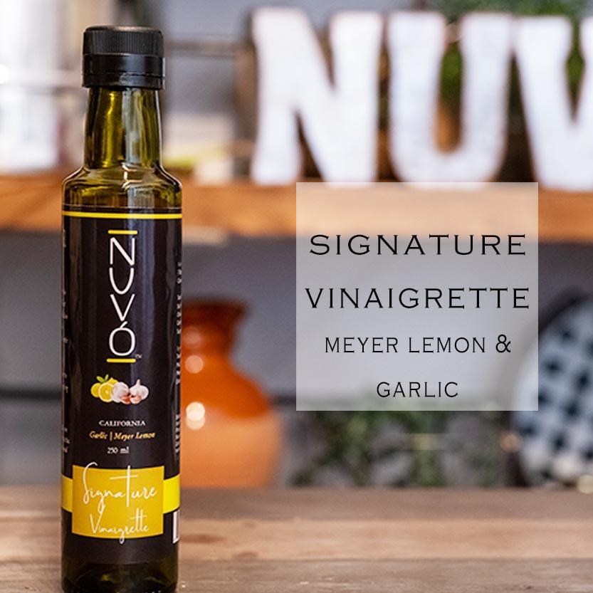 Signature Vinaigrette - GARLIC OIL, MEYER LEMON BALSAMIC - Olive Oil and Balsamic Mix